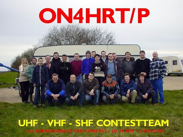 Ama-HRT 1ste SUBREGIONALE UHF-VHF-SHF CONTEST 3-4-03-2007-ON6DSL