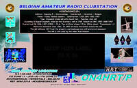 A-KLAAR OM DRUKKEN GROOT DEFINITIEF QSL KAART ACHTERKANT140X90 ON4HRT-P BMA 2013 CMYK