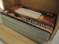 Ama-ON4HRT-QSL kaarten ON1418GWC verwerken-ON6DSL (2)