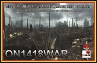 QSL ON1418WAR VOORKANT EINDRESULTAAT